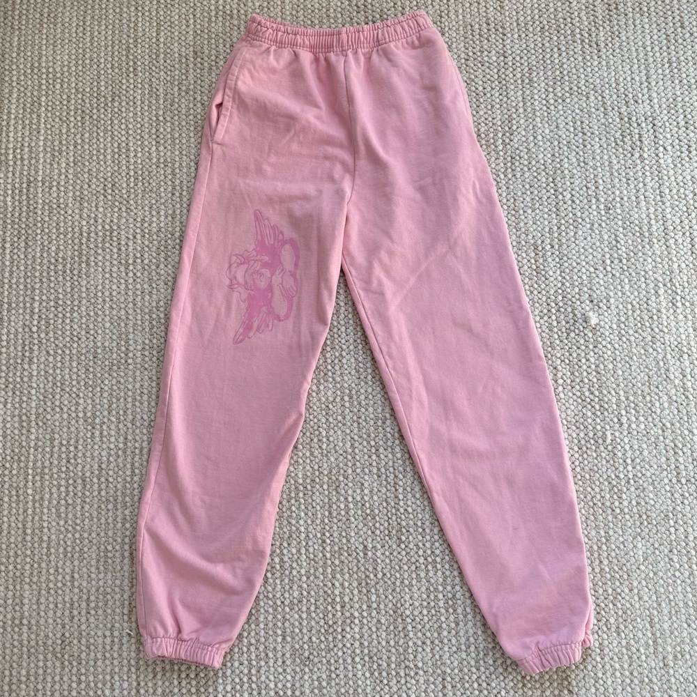 Boys Lie Bubblegum Pink Sweatpants in Medium